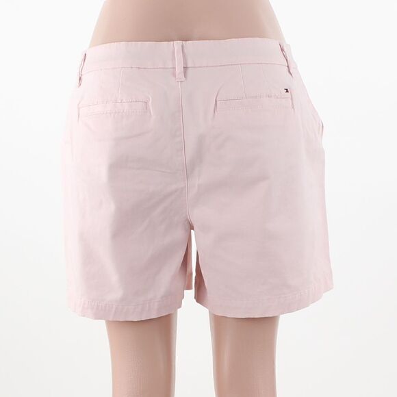 Tommy Hilfiger Women's 5 Inch Chino Shorts in Pink - Picture 3 of 6